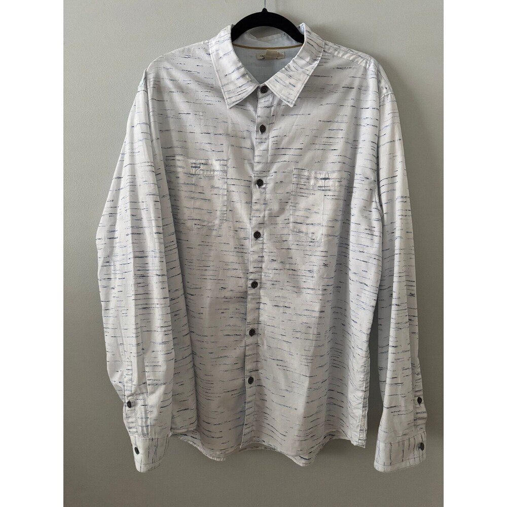 Carbon2Cobalt Long-Sleeve Creekside Knit Shirt‎ in 100% Cotton Size Large